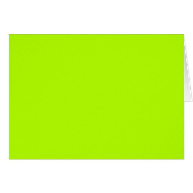 Vibrant Electric Lime Green Ready to Customise (Front Horizontal)