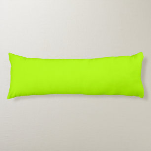 Vibrant Electric Lime Green Ready to Customise Body Cushion