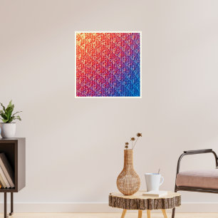 Vibrant Emotional Mosaic Sparkle Poster