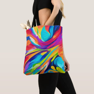 Vibrant Energy Explosion Tote Bag
