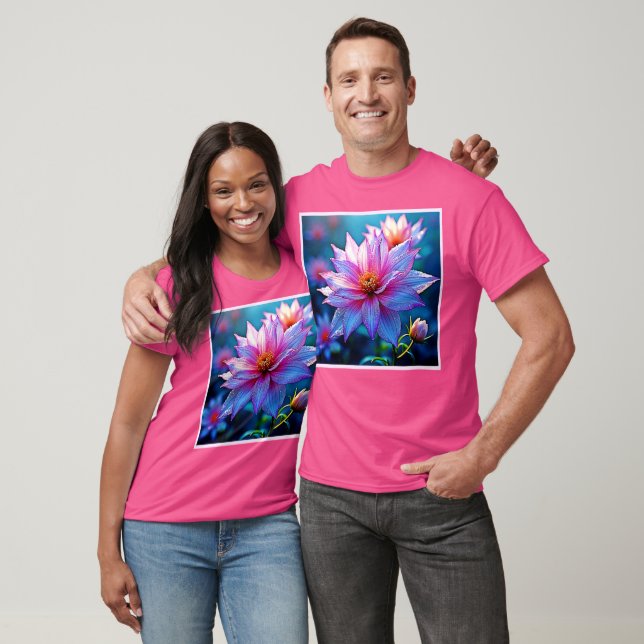 Vibrant Ethereal Bloom Artwork T-Shirt (Unisex)