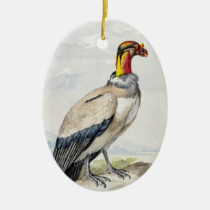 Vibrant Exotic King Vulture Wall Decor Ceramic Tree Decoration