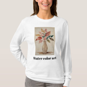 Vibrant Expressions: Abstract Watercolor Designed T-Shirt