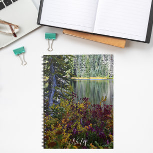 Vibrant Fall Colour Seasonal Landscape Notebook