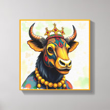 Vibrant festive Kwanzaa Wild Animals in Disguise