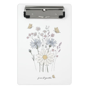 Vibrant field of wildflowers  mini clipboard