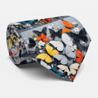 "Vibrant Flight: Acrylic Multi-Colored Butterflies