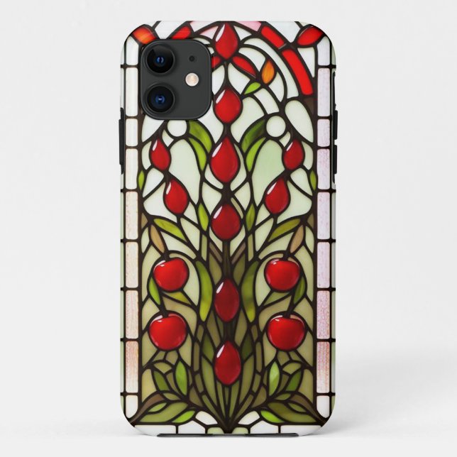Vibrant Floral and Geometric Designs Case-Mate iPhone Case (Back)