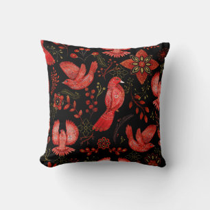  Vibrant floral and leafy pattern designs Cushion
