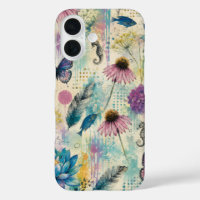 Vibrant Floral Aquatic Dream