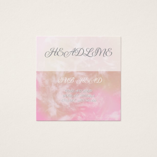 Vibrant Floral Business Card (Front)