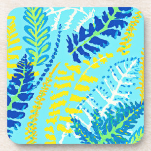 Vibrant Floral Design Coaster