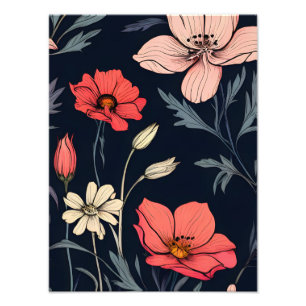 Vibrant Floral Dreams Photo Print