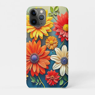 Vibrant Floral Fantasy Design iPhone 11 Pro Case