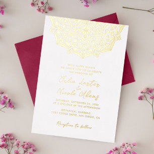 Vibrant Floral Fragrance Delight Mandala Wedding