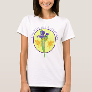 Vibrant Floral Harmony Art Print T-Shirt