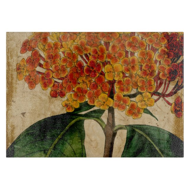 Vibrant Floral I Cutting Board (Front)