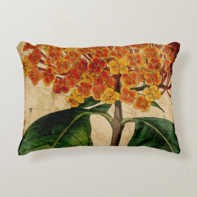 Vibrant Floral I Decorative Cushion (Front)
