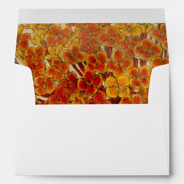 Vibrant Floral I Envelopes (Back (Bottom))