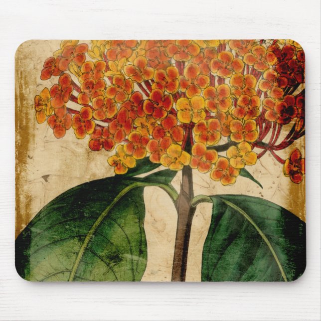 Vibrant Floral I Mouse Mat (Front)