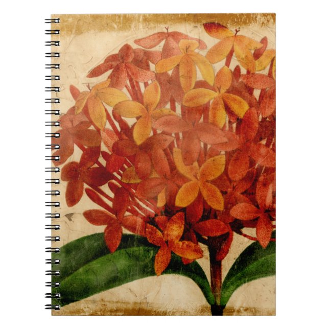 Vibrant Floral III Notebook (Front)