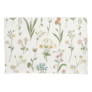 Vibrant Floral Medley Pillowcase