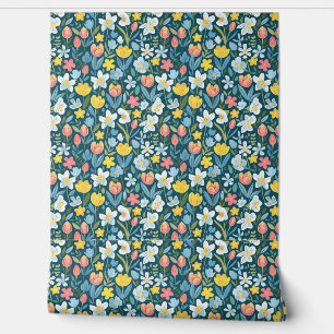 Vibrant Floral Medley Wallpaper