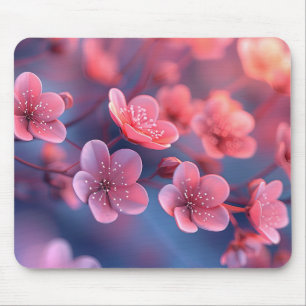 Vibrant Floral Mouse Pad