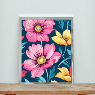 Vibrant Floral Paradise Photo Print