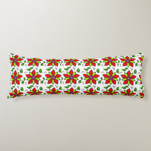 Vibrant Floral Pattern Body Cushion