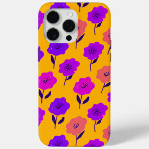 Vibrant Floral Pattern iPhone 15 Pro Max Case