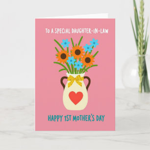 Vibrant Floral Pitcher Card