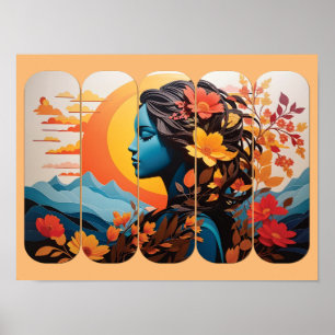 Vibrant Floral Toast Wall Art & Deco with Elegant