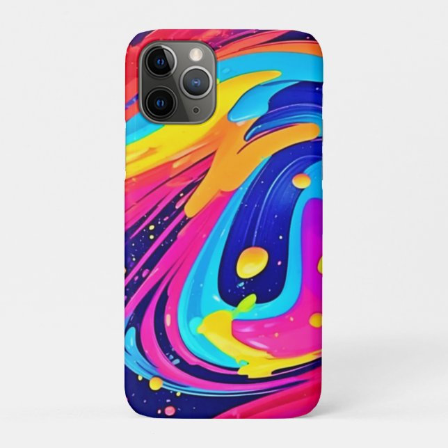 Vibrant Flow Colour Burst Case-Mate iPhone Case (Back)