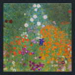 Vibrant Flower Garden - Gustav Klimt Gloss Poster<br><div class="desc">Bring timeless beauty and vibrant colour to your space with this Gustav Klimt Flower Garden Poster. Inspired by Klimt’s iconic Art Nouveau style, this masterpiece captures a lush, blooming garden filled with vivid flowers and intricate patterns. The rich, textured brushwork and harmonious composition make this vintage landscape art print a...</div>