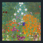 Vibrant Flower Garden - Gustav Klimt Poster<br><div class="desc">Bring timeless beauty and vibrant colour to your space with this Gustav Klimt Flower Garden Poster. Inspired by Klimt’s iconic Art Nouveau style, this masterpiece captures a lush, blooming garden filled with vivid flowers and intricate patterns. The rich, textured brushwork and harmonious composition make this vintage landscape art print a...</div>