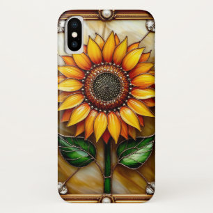 Vibrant Flower Ornately Framed iPhone X Case