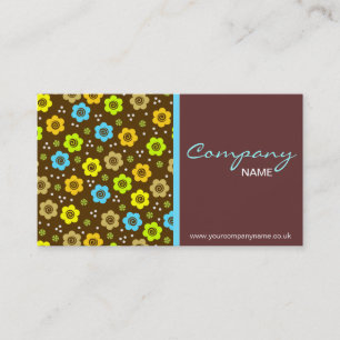 Vibrant Flowers Business Card