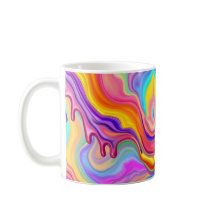 Vibrant Fluid Marble Abstract