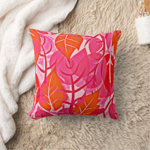 Vibrant Foliage Elegance Pattern Cushion