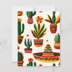 Vibrant Folksy Latin Holiday Card
