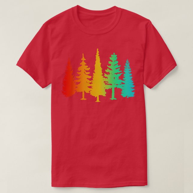 Vibrant Forest T-Shirt (Design Front)
