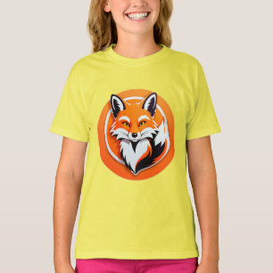 Vibrant Fox Head T-Shirt