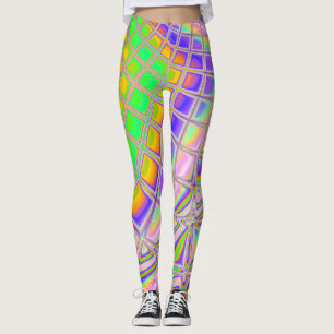 Vibrant Fractal Leggings