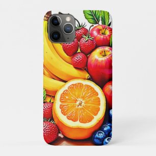 Vibrant Fresh Fruit Delight Design iPhone 11 Pro Case