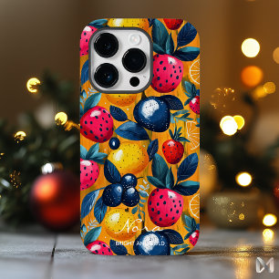 Vibrant Fruit Burst in Bold Colour Palette Case-Mate iPhone 14 Pro Case