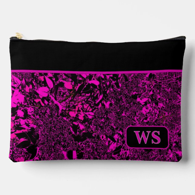 Vibrant Fuchsia Cosmetic Pouch (Front)