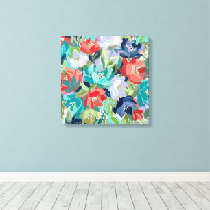 Vibrant Garden Symphony Canvas Print