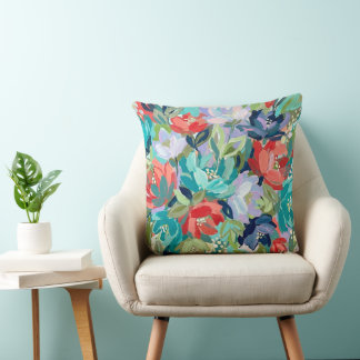Vibrant Garden Symphony Cushion
