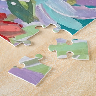 Vibrant Garden Symphony Jigsaw Puzzle